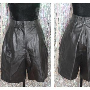 Bagatelle Genuine Leather Culottes - Shorts (10)